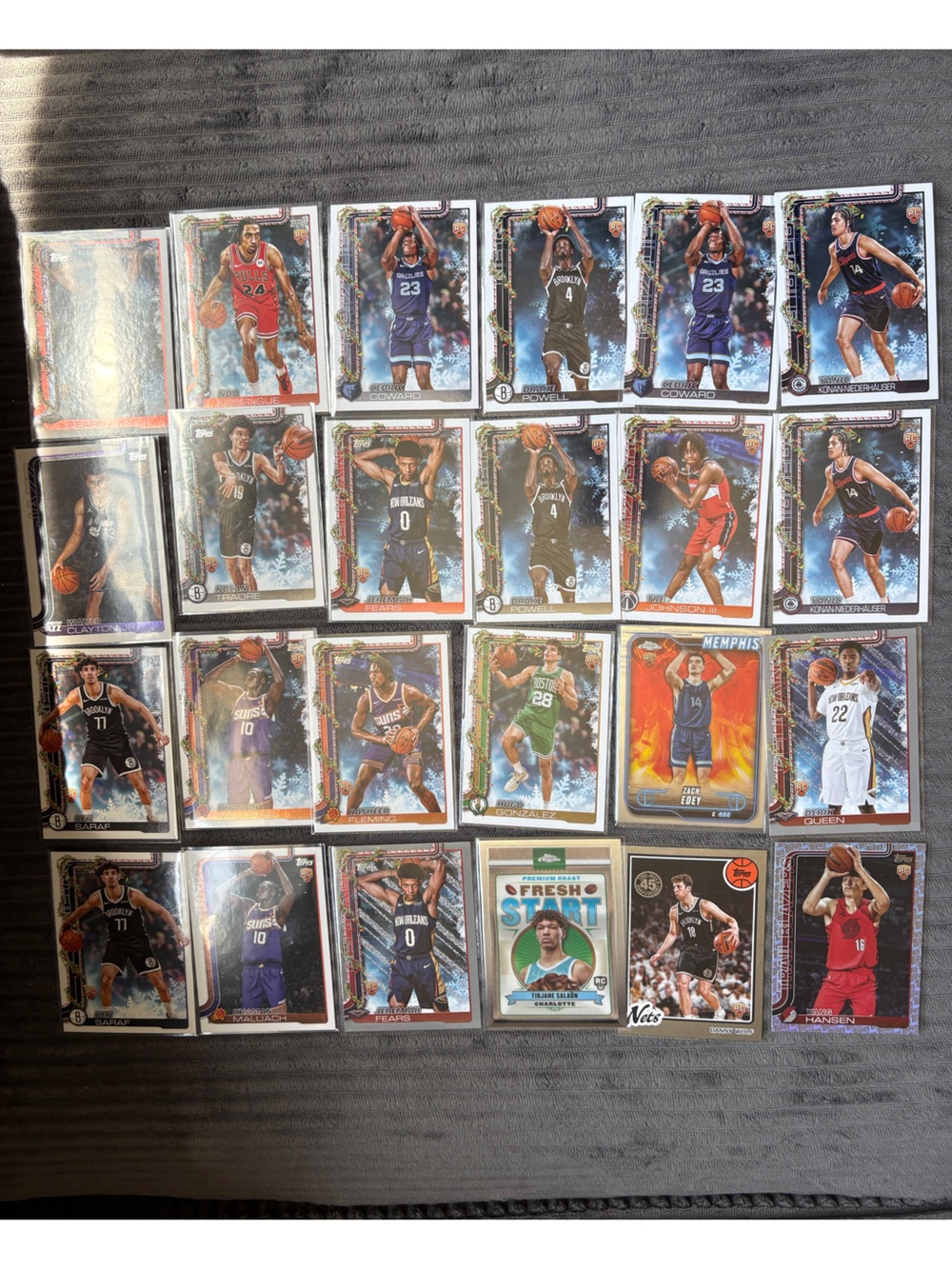 NBA Topps Cards Rookies - 41 Cards